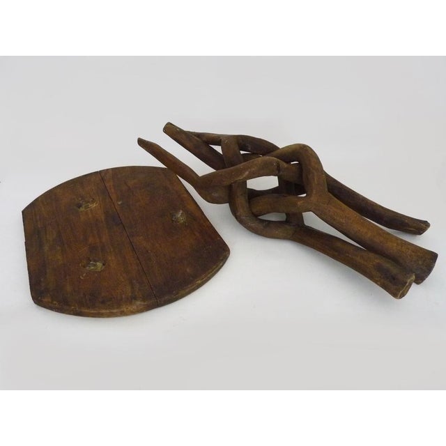 Vintage Side Table in Kola Wood, 1960s For Sale - Image 11 of 12