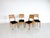 Black Russian Chairs in Birch Veneer, Early 19th Century, Set of 4 For Sale - Image 8 of 10
