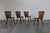 Oak Dining Chairs, Europe, 1960s, Set of 4 For Sale - Image 3 of 8