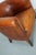 Vintage Dutch Cognac Colored Leather Club Chair For Sale - Image 9 of 18