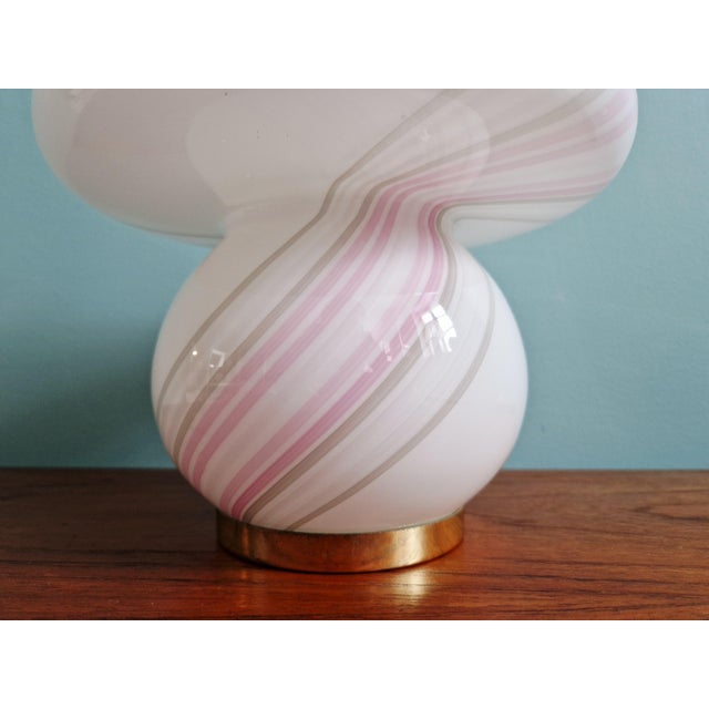 Mushroom Lamp in Murano Glass, 1970s For Sale - Image 6 of 15