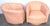 Pair of Diminutive 1970s Pink Silk Channel-Quilted Swivel Club Chairs For Sale - Image 10 of 15