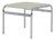 1 of 3 Mid-Century Girsberger Eurochair White Coffee Table, Swiss 1980s For Sale