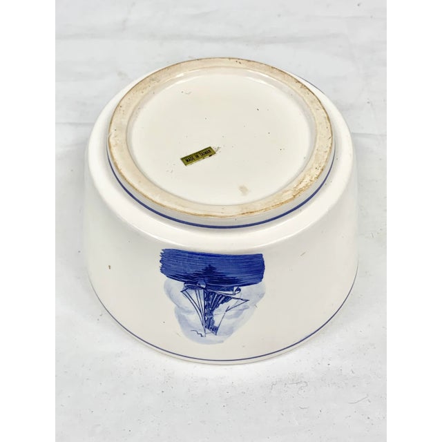 White Vintage Dutch Serving Dish For Sale - Image 8 of 9