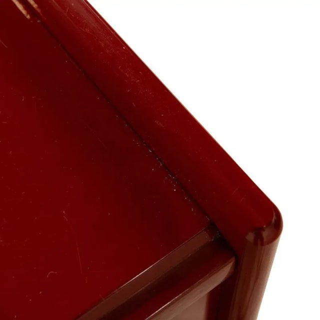 Wood Olinto Wooden Sideboard in Red from B&b Italia / C&b Italia For Sale - Image 7 of 14