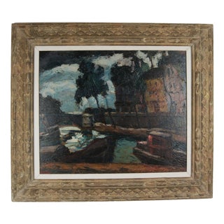 E. Weinmann, Pont Neuf, 20th Century, Oil Painting, Framed For Sale