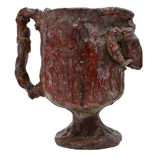 Sirio Pellegrini, Mug Sculpture, 1960s, Terracotta For Sale