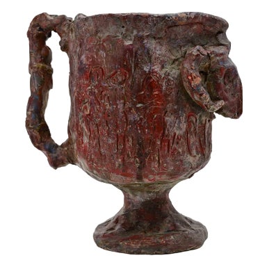 Sirio Pellegrini, Mug Sculpture, 1960s, Terracotta For Sale