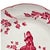 Longchamp France Porcelain Lunch Plate, Le Vigneron Winemaker Red For Sale - Image 4 of 10