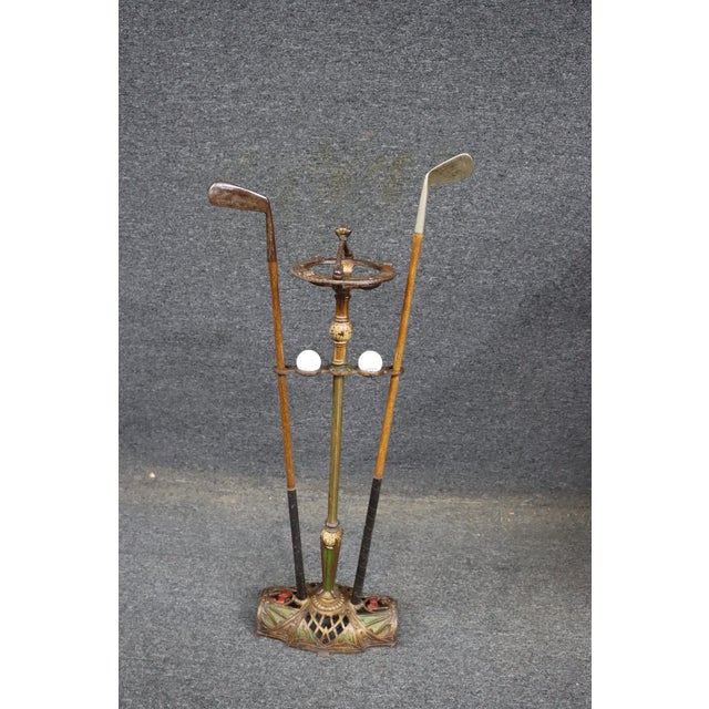 Wellington Stone Parlor Putter Golf Smoking Stand For Sale - Image 13 of 17