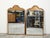 A pair of carved giltwood architectural fragments from the 19th century, mounted on custom gilt metal frames. This pair of...