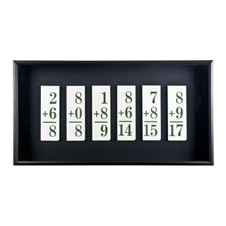 Framed Set of Six Vintage Flash Cards For Sale
