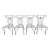 French Style French Style Wrought Iron Chairs, Set of 4 For Sale