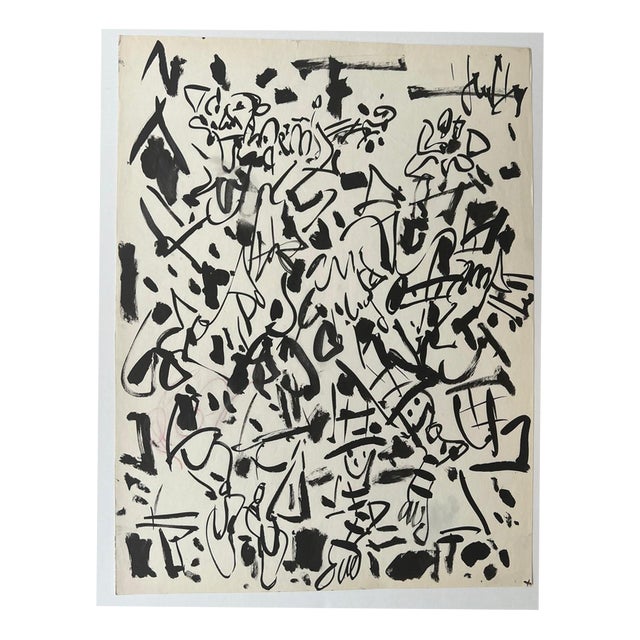 Gen Paul, Musical Clowns, 1970, Ink and Pencil on Paper For Sale