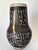 Brown Antique Moroccan Fez Hand-Carved Ceramic Vase With Arabic Calligraphy For Sale - Image 8 of 16