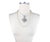 Contemporary Chanel Silver Argyle Crystal Pendant 2 Strand Pearl Necklace For Sale - Image 3 of 6