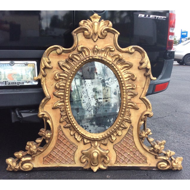 Early 19th Century 19th Century Carved & Gesso Ringling Circus Wagon Ornament For Sale - Image 5 of 5