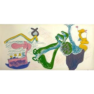 John Altoon, 1960's California Pop Art Abstract Expressionist LA Lithograph "About Women", 1965-1966 For Sale