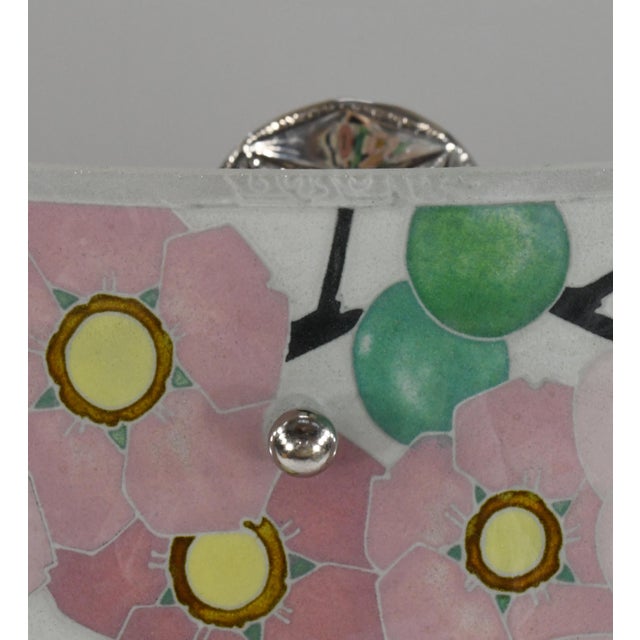 French Art Deco Pendant Light by Loys Lucha - 1930 Chandelier France For Sale - Image 12 of 16