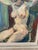 Gunnar Christenson, Nude Figurative Composition, 1950s, Oil Painting on Panel, Framed For Sale - Image 10 of 17