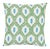 Schumacher Indio & Presidio Ikat 20" Pillow in Green For Sale