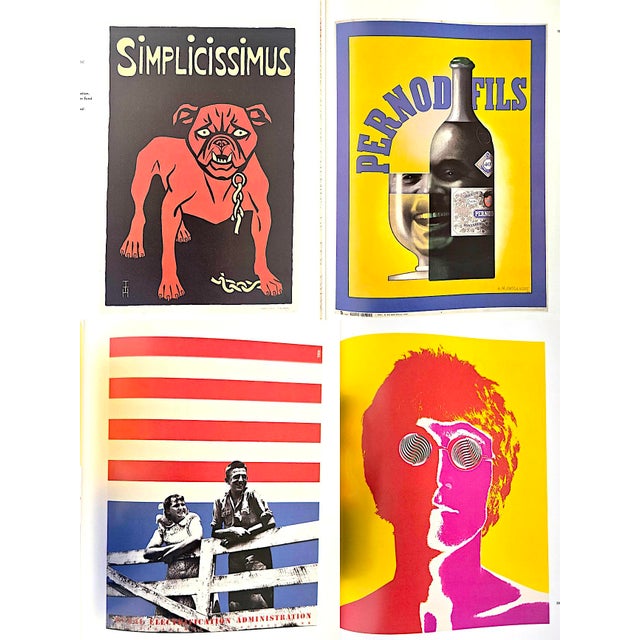 1980s 1988 1st Edition Exhibition Art Book, "The Modern Poster", Stuart Wrede and Richard E. Oldenburg, Museum of Modern Art For Sale - Image 5 of 15