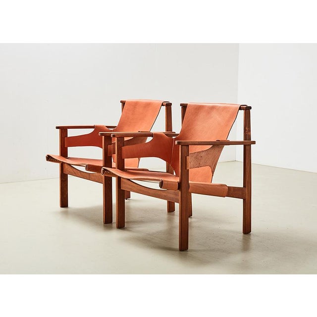 Nordiska Kompaniet Vintage Trienna Lounge Chairs by Carl-Axel Acking for Nordiska Kompaniet, Sweden, 1960s, Set of 2 For Sale - Image 4 of 11