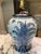 Vintage Large Scale Chinoiserie Blue & White Ginger Jar Lamp For Sale - Image 4 of 15