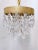 1960s Italian Brass Rim Layered Chandelier For Sale - Image 4 of 9