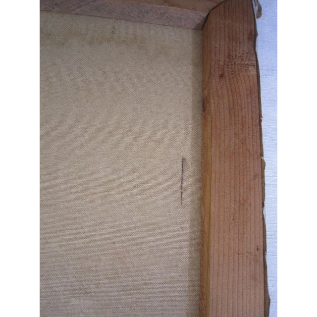 1950's French Painting Champs Elysees, M. Abrect For Sale - Image 4 of 8