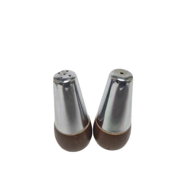 Vintage Salt and Pepper Holders from A&B, Denmark, 1950s, Set of 2 For Sale - Image 3 of 11