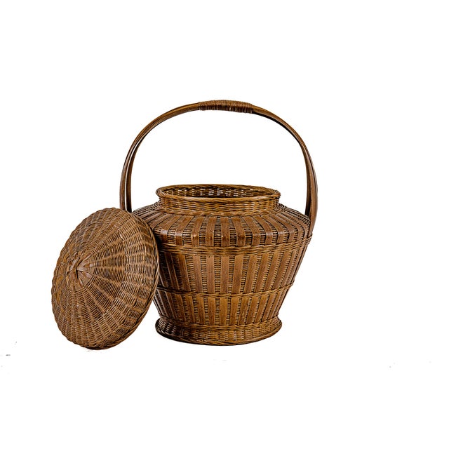 Vintage Chinese Wedding Basket For Sale In Tulsa - Image 6 of 12