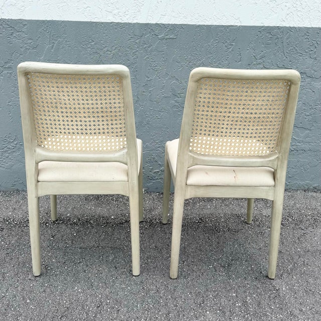 Safavieh Reinhardt Rattan Dining Chairs - Set of 6 For Sale In West Palm - Image 6 of 12