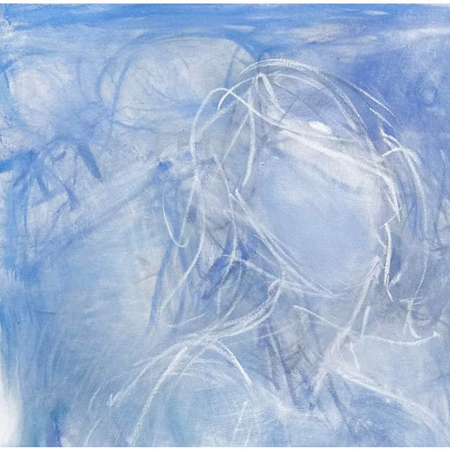 Figurative "Reflection" by Trixie Pitts Large Abstract Expressionist Oil Painting For Sale - Image 3 of 12