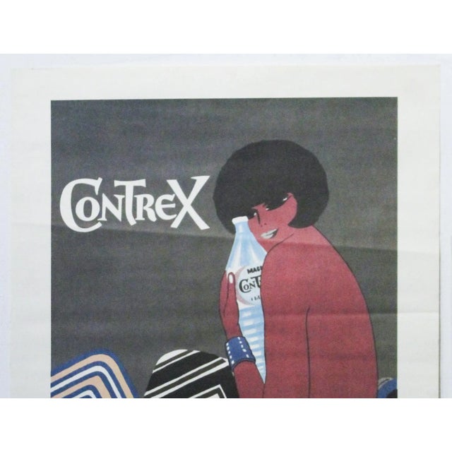 Date: 1979 Size: 19 x 25.5 inches Artist: Villemot About the poster: Contrex is a brand of mineral water owned by Nestlé...