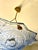 1930s Art Deco Blue Cup Pendant Light with Glass, 1930s For Sale - Image 5 of 10