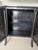 Gray Vintage Industrial Cabinet in Steel Cabinet with Glass Top, Pre-1900s For Sale - Image 8 of 17