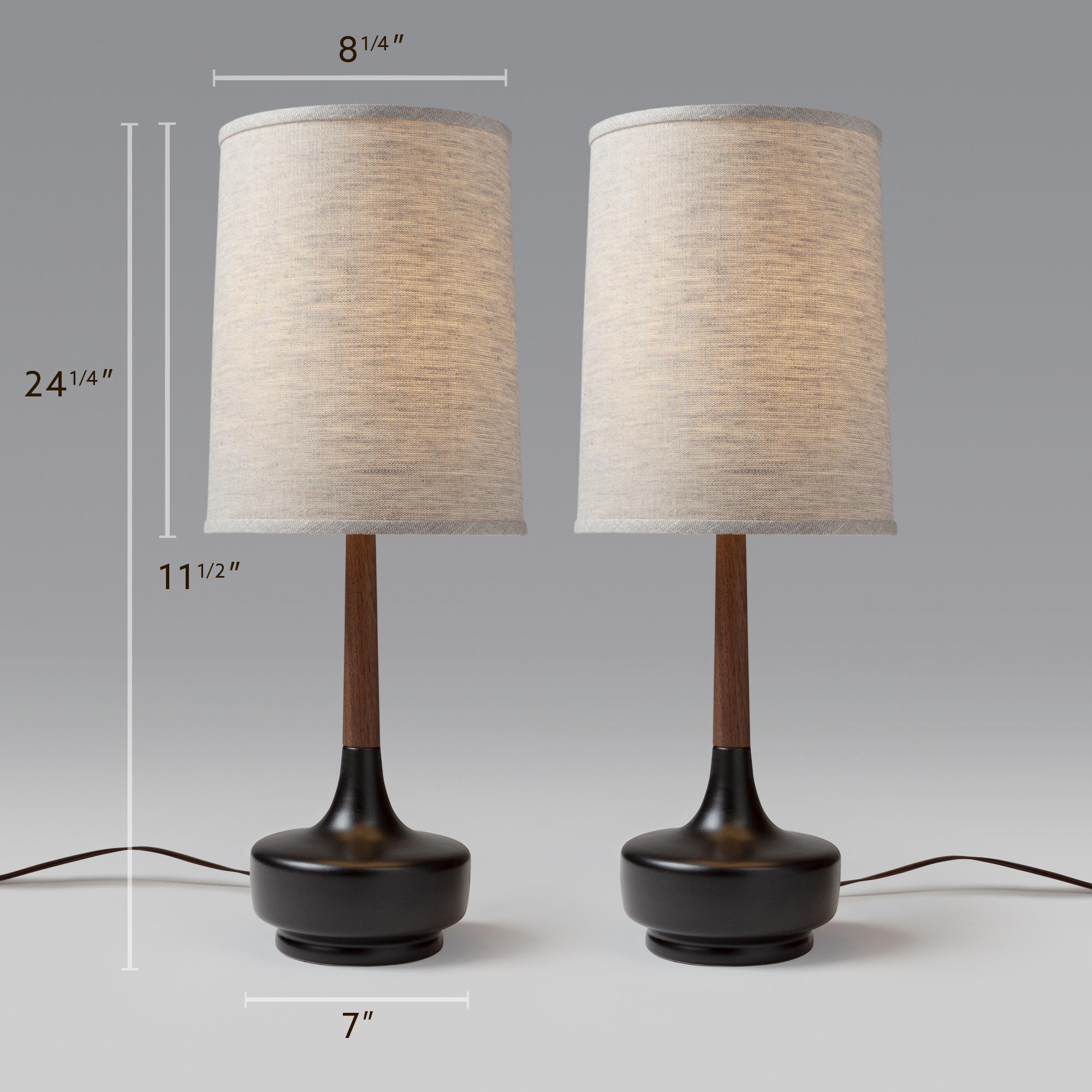 mid century nightstand lamps
