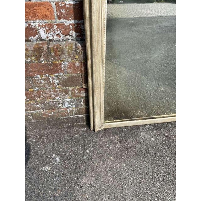 19th Century French Carved Wood & Gesso Mirror For Sale - Image 3 of 6