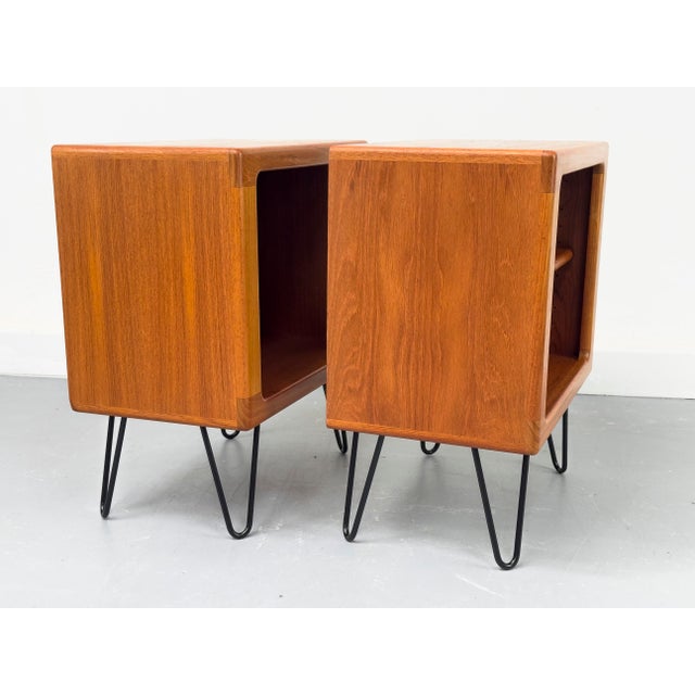 Danish Teak Nightstands from CFC Silkeborg, 1970s, Set of 2 For Sale - Image 6 of 14