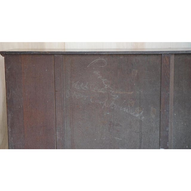 Antique Victorian Dwarf Open Library Bookcases with 2 Shelves Per Side For Sale - Image 13 of 15