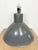 Industrial Grey Aluminium Pendant Lamp from Polam Wilkasy, 1960s For Sale - Image 13 of 18