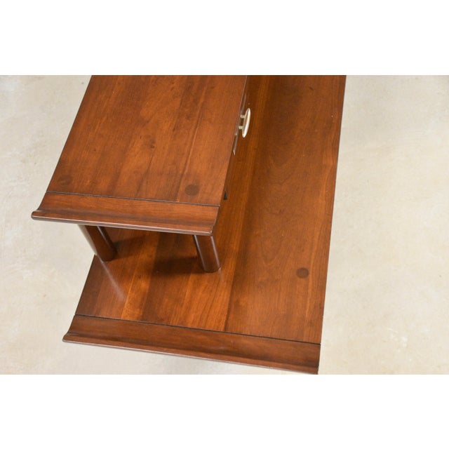 Brown 1960s Solid Cherry Willett Furniture Tv Console Credenza For Sale - Image 8 of 14