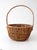Vintage Wicker Gathering Basket For Sale - Image 6 of 14