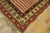 1880s Red Checkerboard W. Antique Persian Kurdish Rug 3'9"x6'10" Handknotted Wool Carpet For Sale In New York - Image 6 of 6