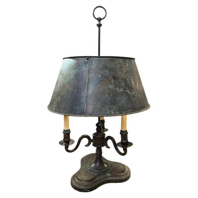 Late 20th Century Bronze Maitland Smith Bouilette Lamp