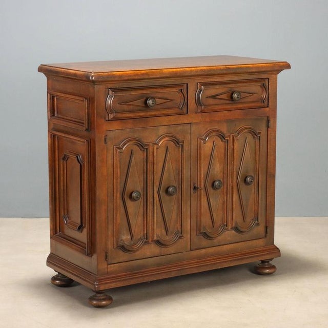 Mid-20th Century Baroque Walnut Sideboard, Italy For Sale - Image 12 of 12