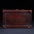 Vintage Redwood Jewelry Box With Combination Lock and Brass Mounts For Sale - Image 9 of 10