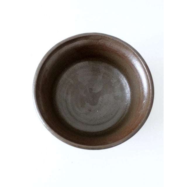 Late 20th Century Vintage Studio Pottery Bowl For Sale - Image 5 of 8