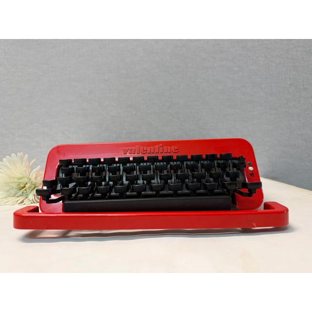 Vintage Olivetti Valentine Typewriter by Ettore Sottsass, Italy, 1970s For Sale - Image 5 of 18